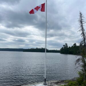 Steel 18' pole